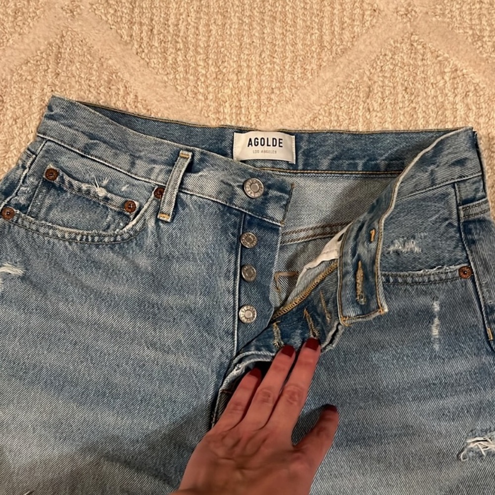 NWOT Agolde Parker Shorts - Picture 3 of 5
